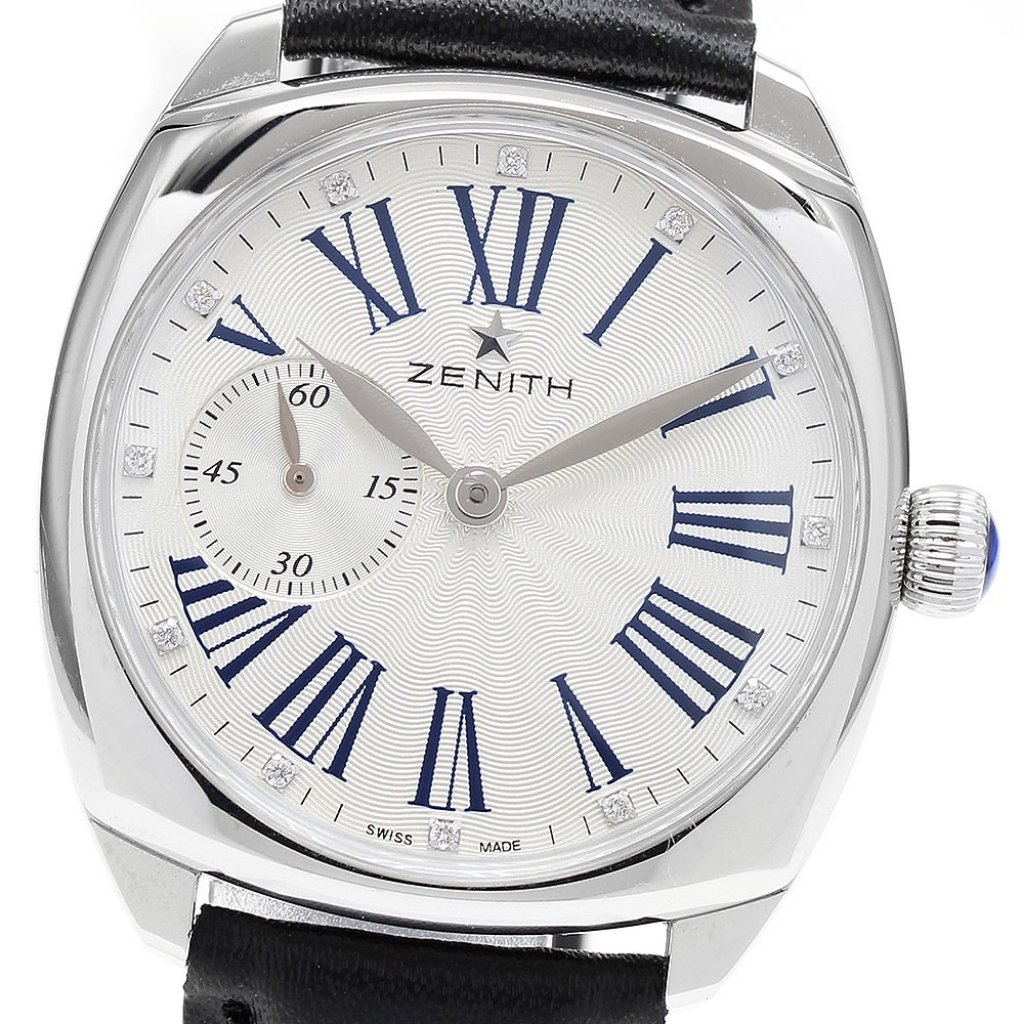 Zenith Heritage Star 031970681 12p Diamond Silver Dial Automatic Ladies892164